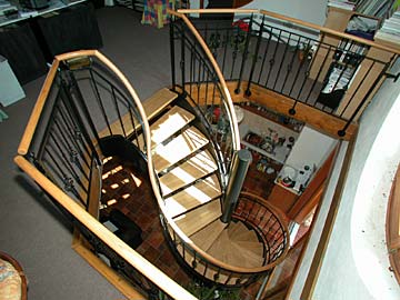 Lépcsőfelülnézet